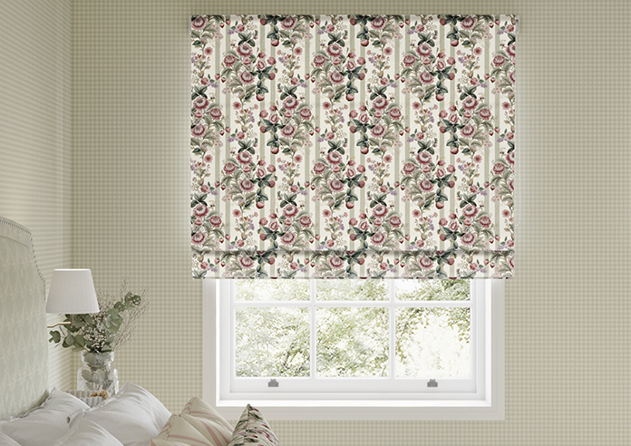 Adelaide, Winnies Bloom Buttermilk - Roman Blind - Image 3